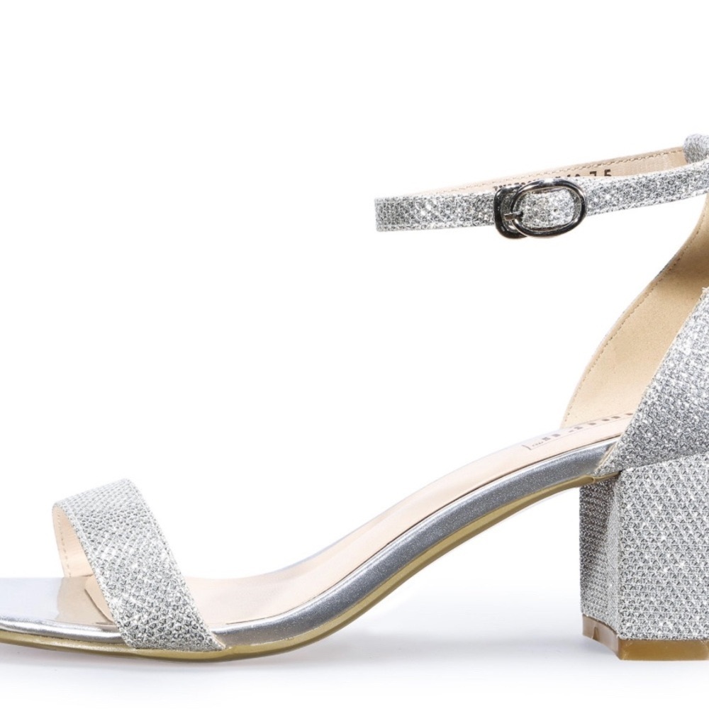 IDIFU WOMEN'S COOKIE-LO LOW BLOCK HEELS CHUNKY SANDALS ANKLE STRAP WEDDING SHOES